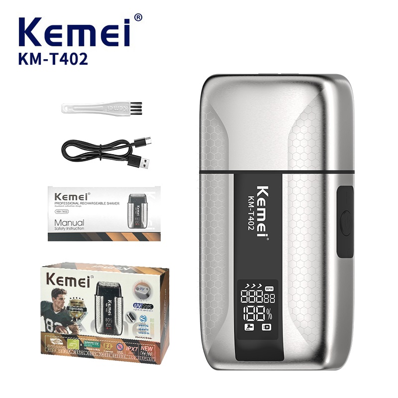Men'S Grooming Razor - Kemei T402 Professional Barber Foil Shavers