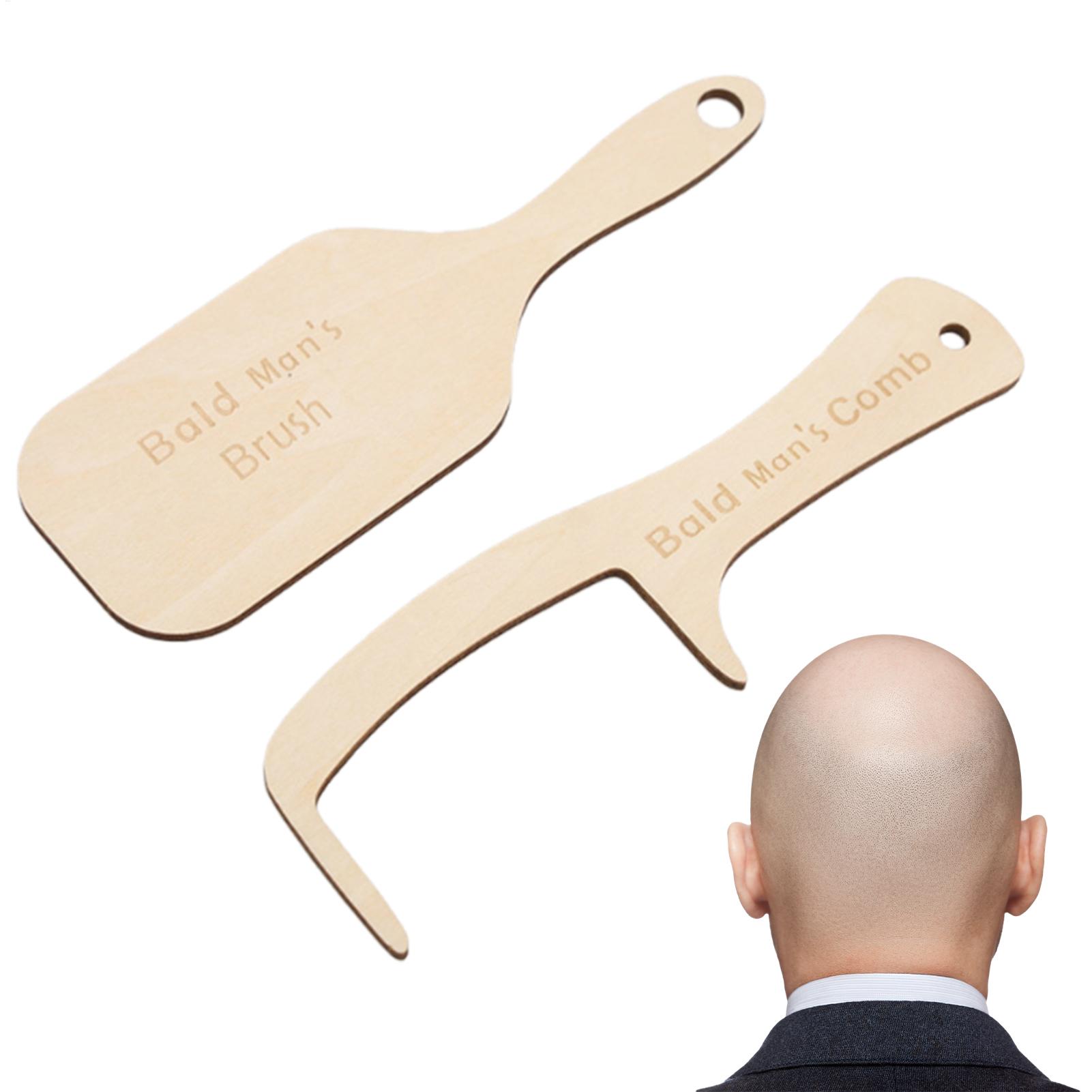 Men'S Grooming Product - 2pcs Funny Bald Man Grooming Tool