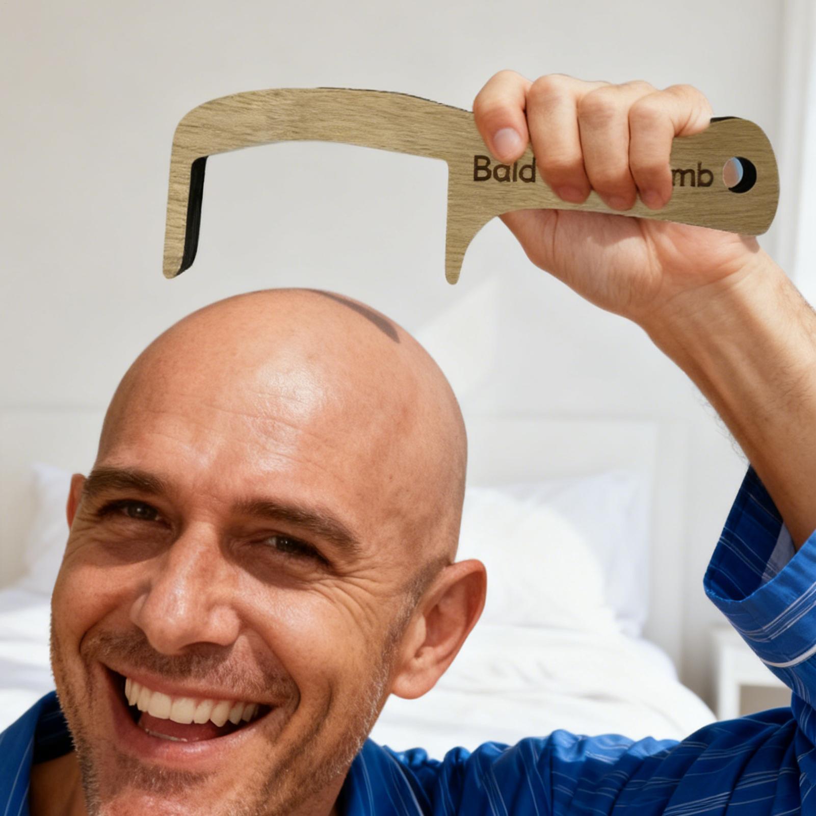 Bald Man Comb Funny Prank Groo - огляд і ціна Men'S Grooming Product