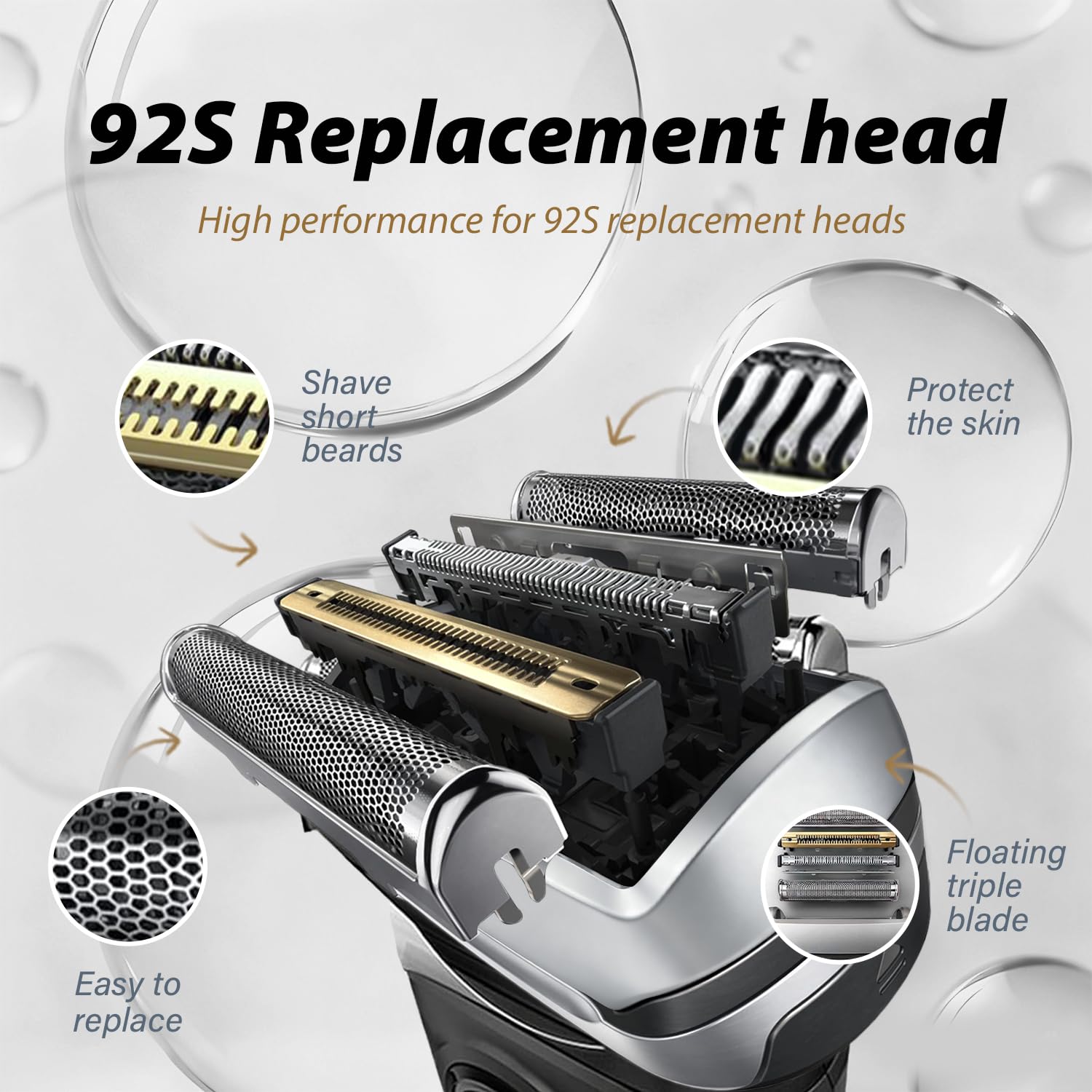 New 92S Replacement Foil Head  - огляд і ціна Men'S Grooming Trimmer