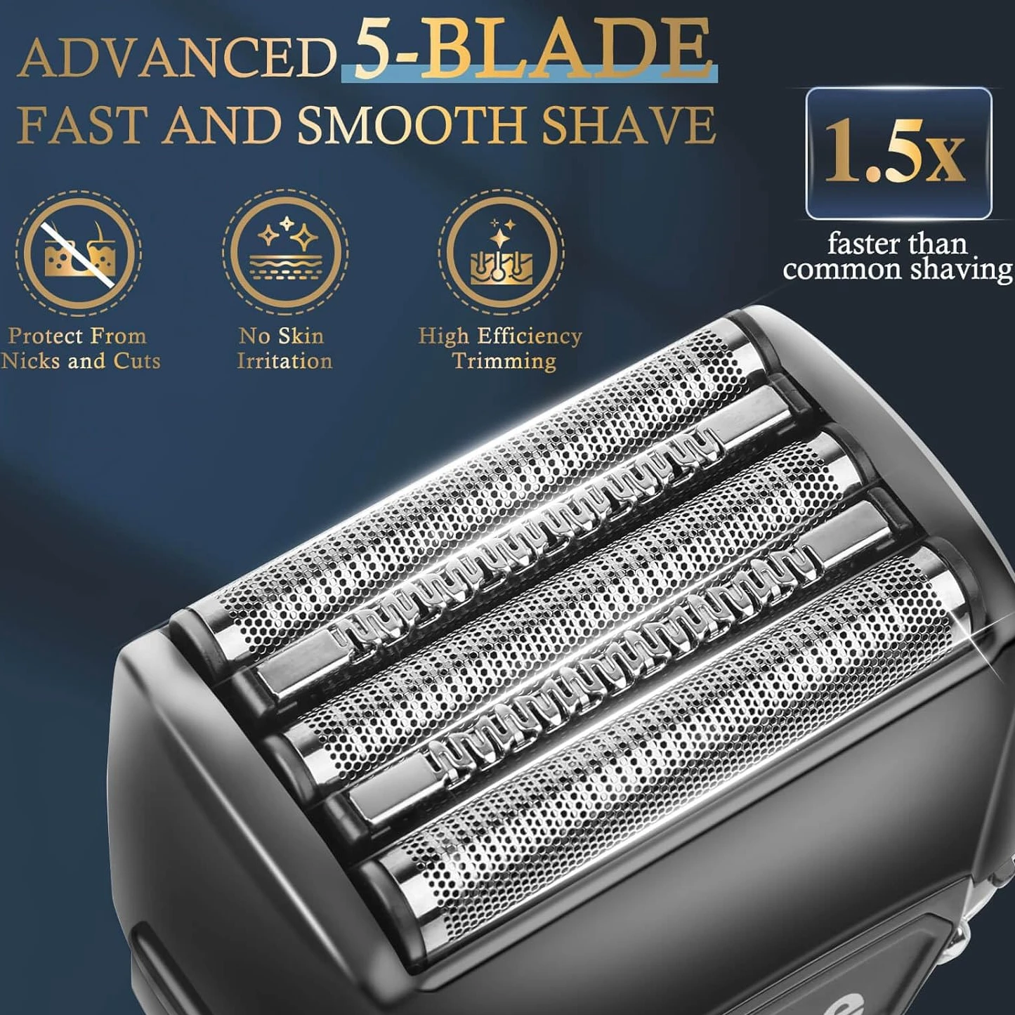 Kemei Km-3215 5-Blade System E - огляд і ціна Men'S Grooming Razor