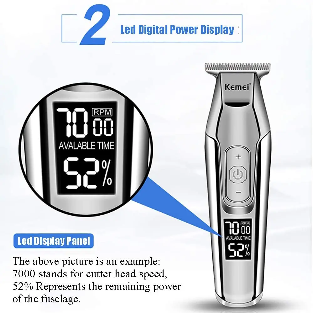 Kemei Hair Clipper KM-5027 Or  - огляд і ціна Men'S Grooming Razor