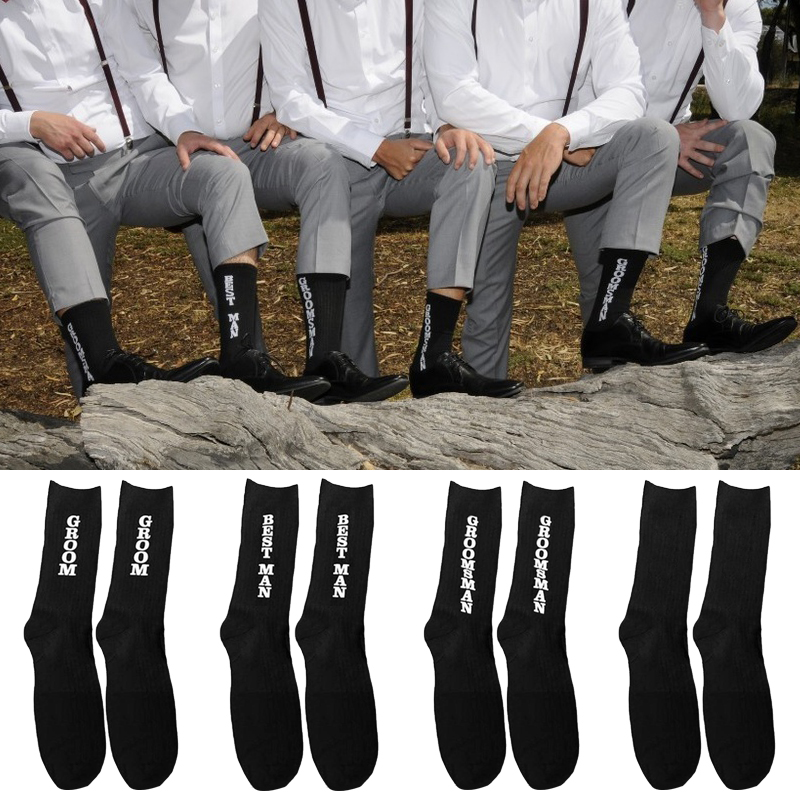 Wedding Socks Men Socks Groom  - огляд і ціна Men'S Grooming Product