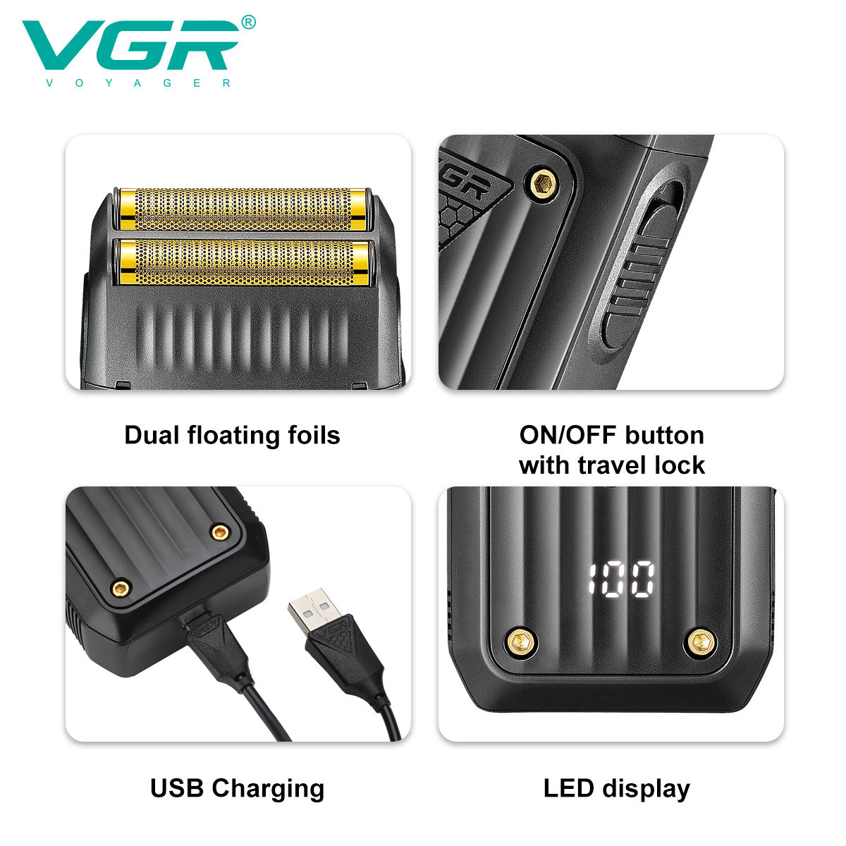 VGR 363 Razor Electric Shaver  - огляд і ціна Men'S Grooming Razor