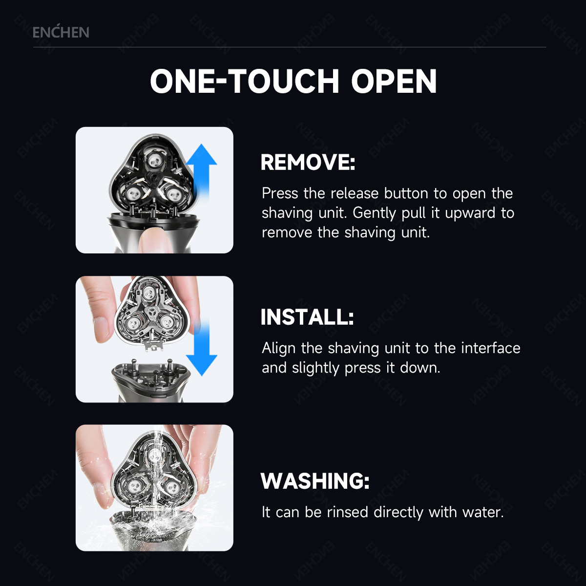 ENCHEN Blackstone's Replacemen - огляд і ціна Men'S Grooming Trimmer